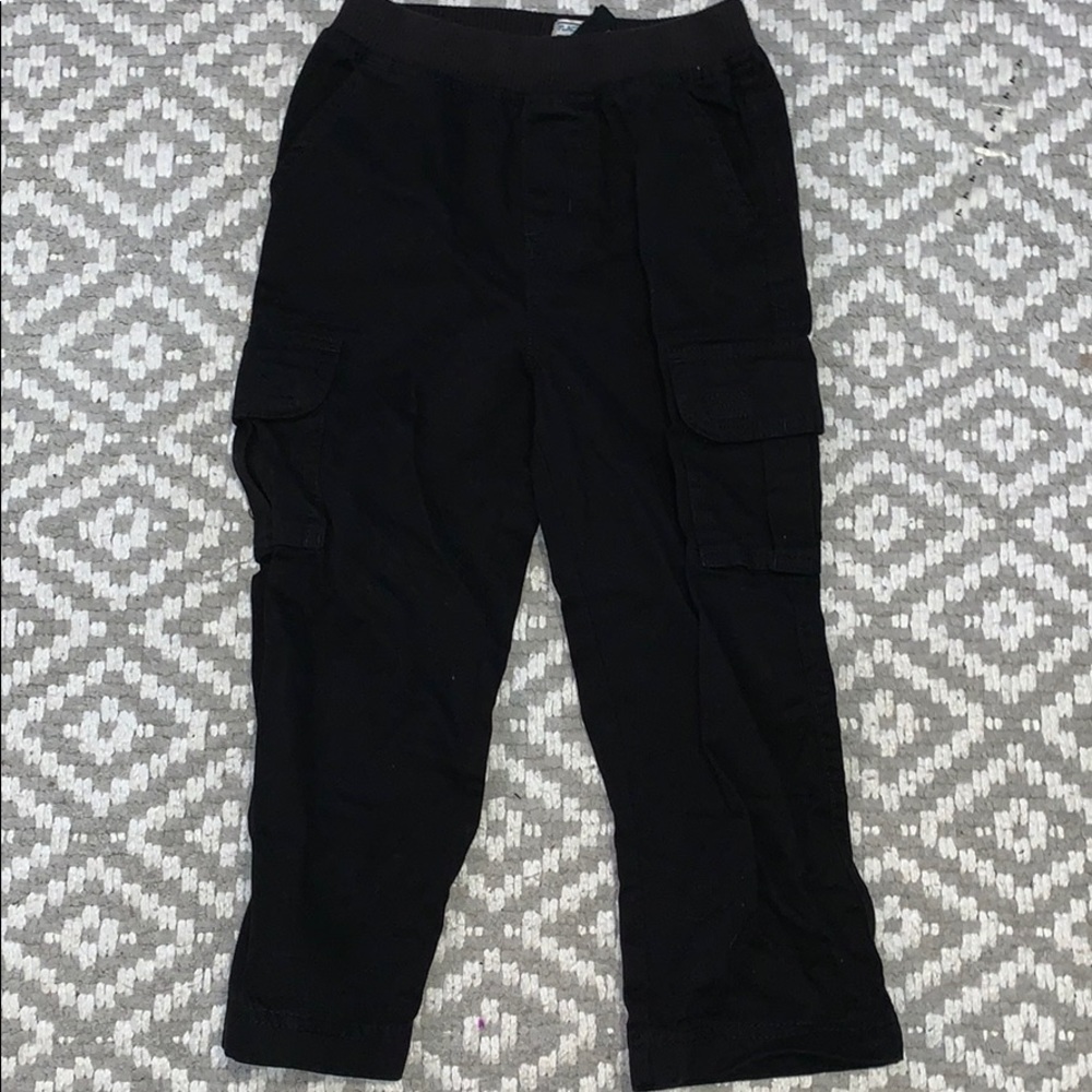 Black cargo pants